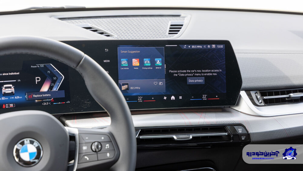 طراحی داخل کابین BMW X2