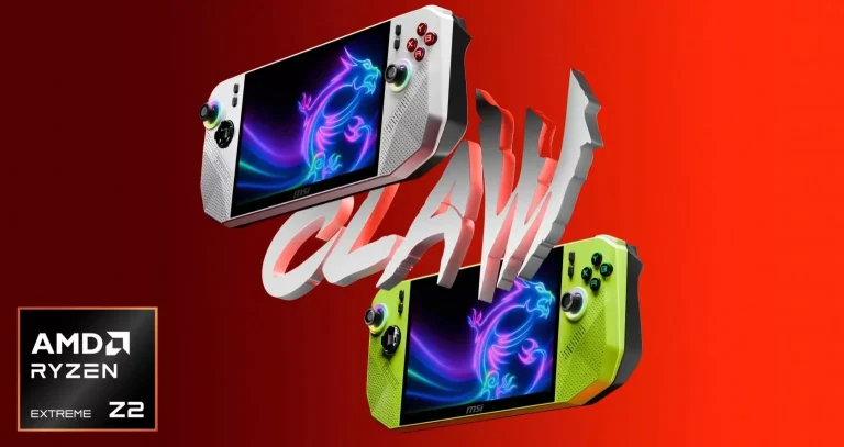 MSI از کنسول دستی Claw A8 با پردازنده AMD رونمایی کرد