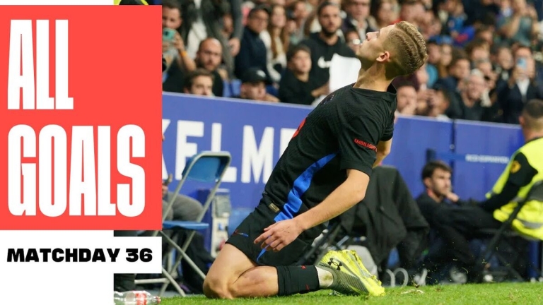 تمام گل‌های هفته ۳۶ لالیگا ۲۰۲۴/۲۵